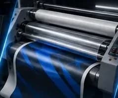 Autófólia laminálása védőréteggel a laminálógépen