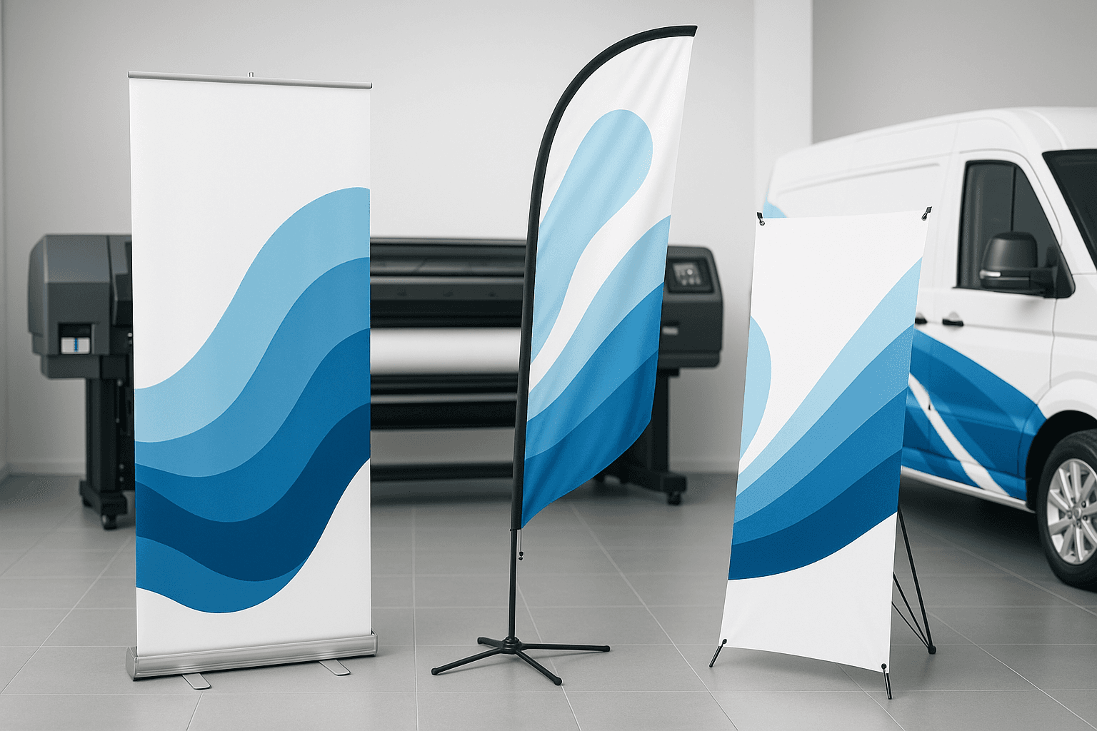Roll-up vs Beach Flag vs X-banner: Melyik a Legjobb Választás Rendezvényeken 2026-ban?